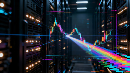 Dark Mode Gantt Chart Resolving in a Data Stream