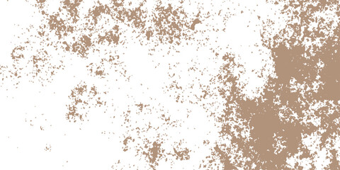 Grunge brown rusted metal sheet with a dirty rough texture and vintage pattern
