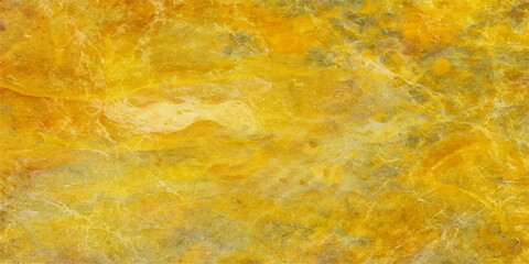 Texture of an aged vintage brown stone wall with a yellow and orange color pattern