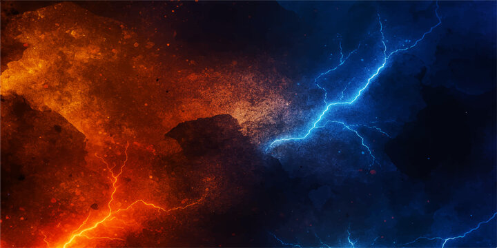 A fiery storm rages across the dark, fractal texture of an exploding earth, casting a hellish red and orange glow against the black canvas of space