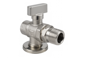 Metal water ball valve with handle control
