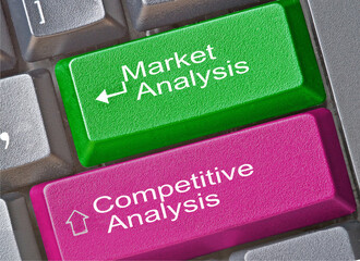 keys for competive analysis and market analysis