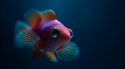 Colorful Tropical Fish with Detailed Scales and Fins