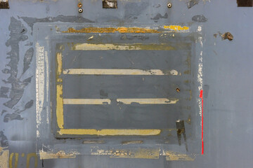 old metal door