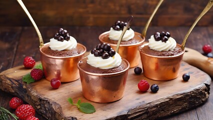 chocolate cake with cherry