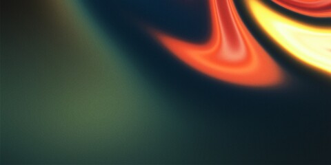 Abstract Swirling Red Orange Yellow Light on Dark Background motion