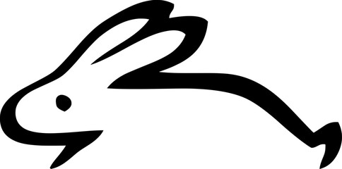 Rabbit Logo Vector Icon Illustration © Pictures