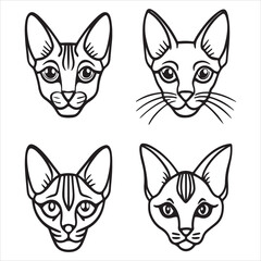 An Exotic and Ancestral Egyptian Mau Cat, a Spotted Natural Breed Feline with a Scarab Marking and Agile Fast Runner Body, a Link to Ancient Egypt