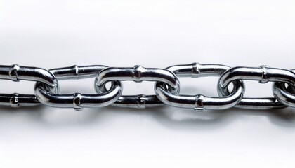Obraz premium Chain Isolated On White Background