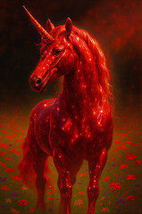 赤いユニコーン