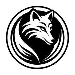 Obraz premium A glyph style icon of reynard symbol