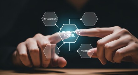 Business model and strategy guide integration and development to build a strong concept with success