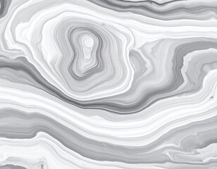 Abstract Swirling Grey and White Marble Texture