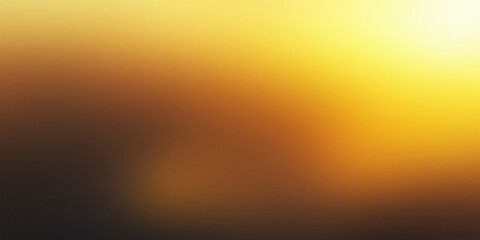 Blurred Golden Yellow and Brown Gradient Background with Light Flare abstract bokeh