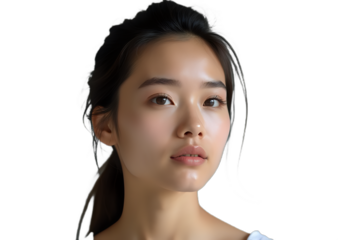 Portrait of a Young Asian Woman
