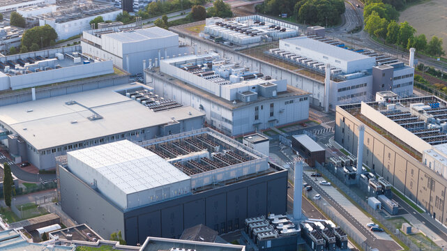 data center facility, big data, AI, and internet technology infrastructure. - Powered by Adobe