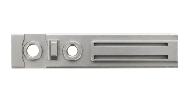 Metallic Sliding Door Lock Mechanism Silver Modern Hardware