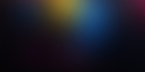 Dark Abstract Gradient with Yellow Blue and Purple Hues background light
