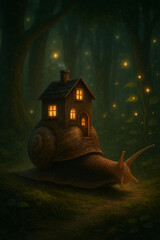 Fototapeta premium Snail House