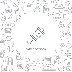 Rattle Toy Icon