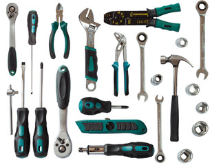 comprehensive array of diverse hand tools and equipment for various tasks