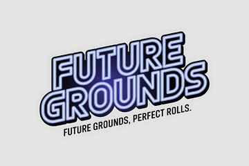 Future grounds perfect rolls neon sign logo
