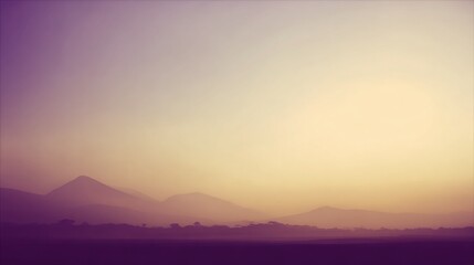 alpine. Panoramic alpine landscape at dusk with warm golden light on mountain peaks. travel magazines, destination branding, designed for outdoor magazines and nature guides.