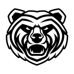 Filled style icon showing an ursine symbol