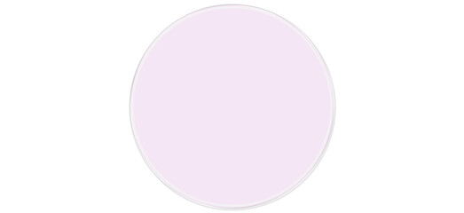 Obraz premium Pastel Purple Glass Circle Button, Glassmorphism UI Element on Transparent Background 