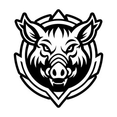 Filled style icon showing a bear symbol