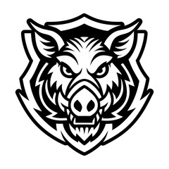 Obraz premium A glyph style icon of ursine logo