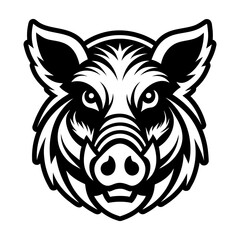 A glyph style icon of ursine logo