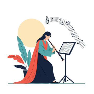 Clarinet clip art preview
