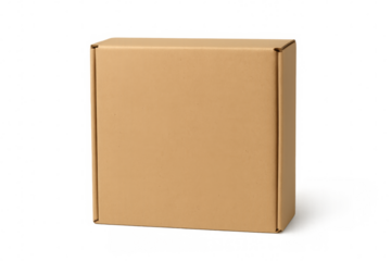 Cardboard delivery box for shipping and packaging