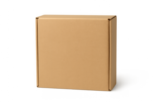 Cardboard delivery box for shipping and packaging