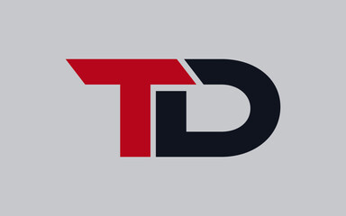 Modern TD Letter Logo Design Service For Your Company