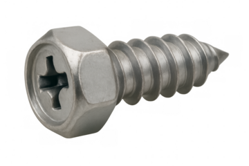 Stainless steel hex head phillips self-tapping screw