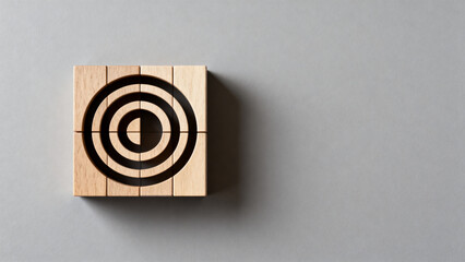 WoodenBlockWithConcentricCutouts