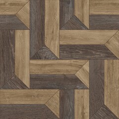 Seamless ceramic tile pattern with marble and stone textures featuring geometric shapes and natural earthy tones. Ideal for flooring, wall design, and background use