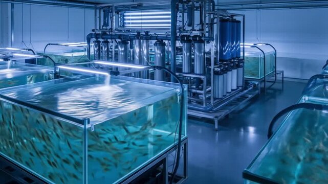 Aquafarm Fish tanks and purification system