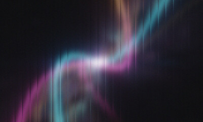 Fototapeta premium Abstract colorful background with blurred lights and dark textured surface