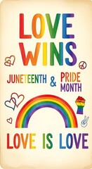Love Wins Pride Month Celebration.