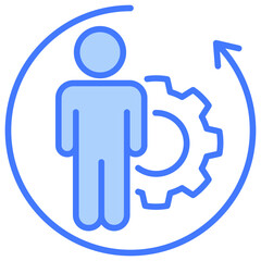 Autonomy Blue Icon
