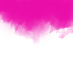 Fototapeta premium Vibrant pink cloud formation against a deep black background