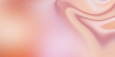 Flowing Pink and Peach Abstract with Grainy Texture background gradient