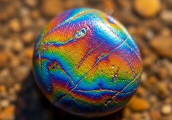 Colorful Polished Stone.