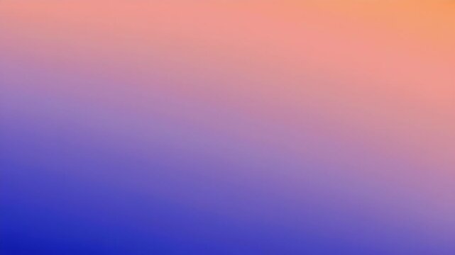 Blending hues of blue and peach