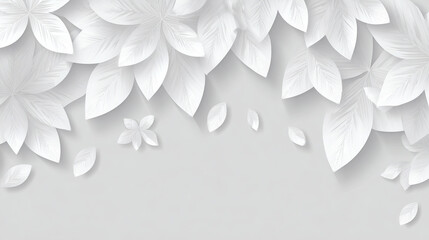 White Abstract Textured 3D Background Paper