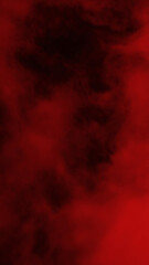 Moody red mist swirl effect isolated on black background perfect for horror trailers covers or dark concept designs