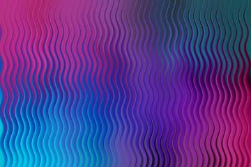 Wavy abstract background with textured lines in blue, purple, and pink gradient